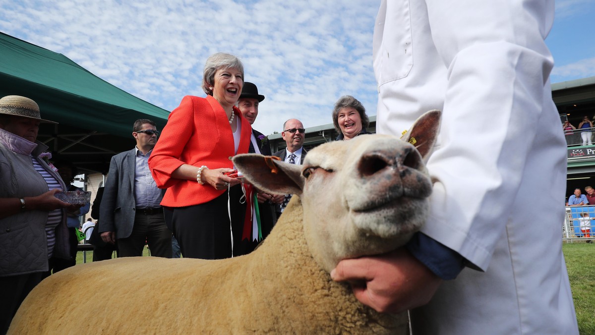 Theresa May Visits The Royal Welsh Show