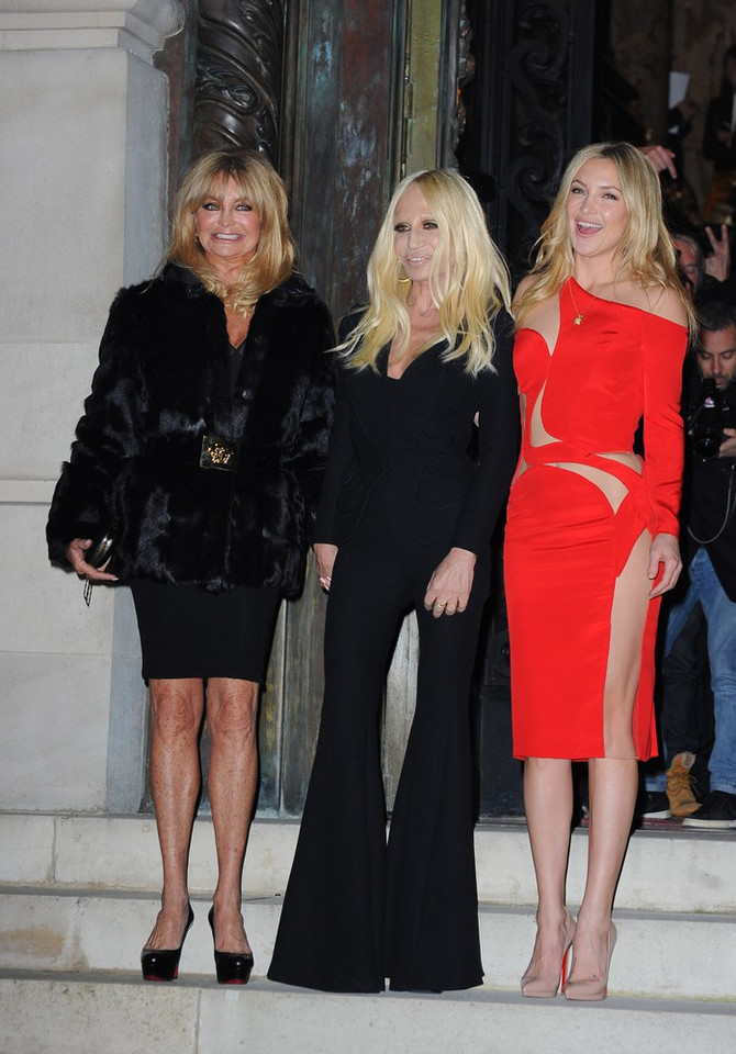 Kate Hudson, Donatella Versace i Goldie Hawn