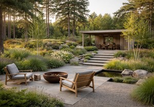 Nordijski vrt - ilustracija