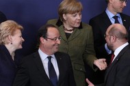 Unia Europejska Angela Merkel Francois Holland