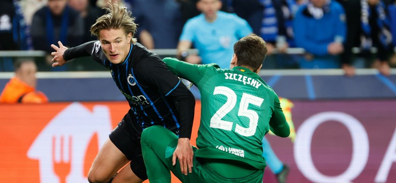 Liga Mistrzów. Szczęsny sporo zaryzykował, ale mu się upiekło. Sześć goli w meczu Barcelony