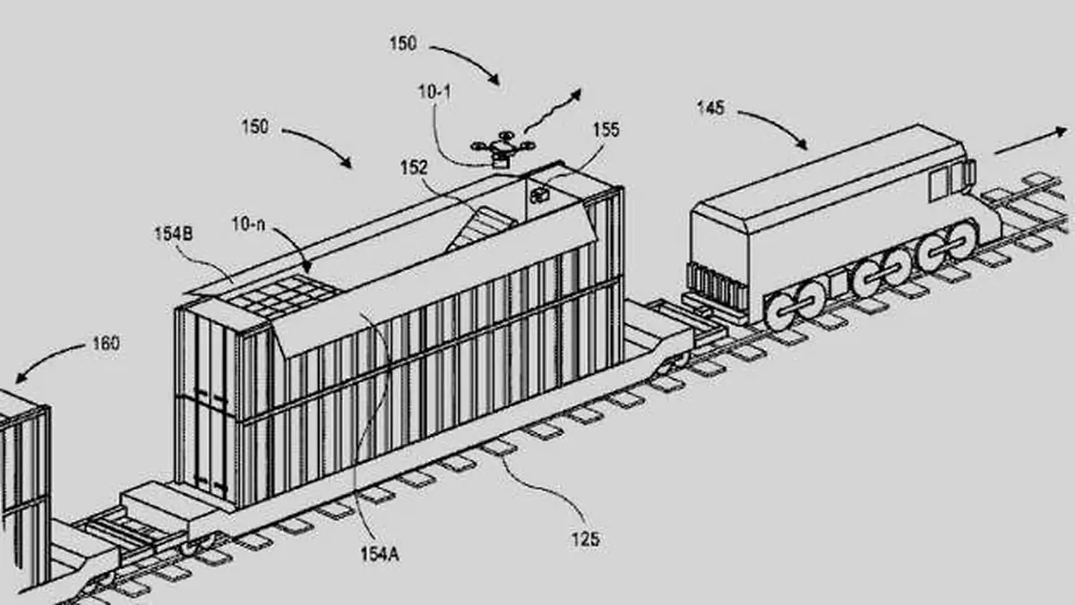 Amazon z kolejnym patentem na infrastrukturę kurierskich dronów 