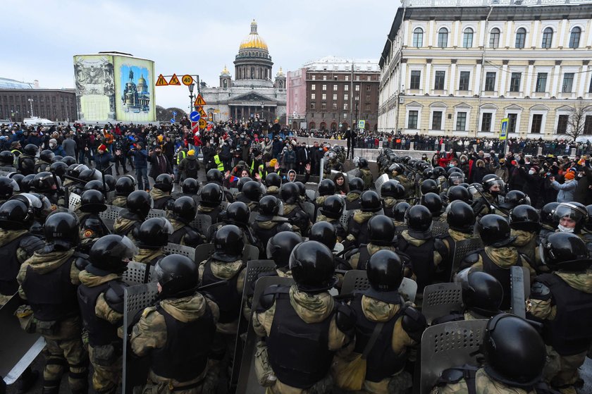 Rally in support of Alexei Navalny in Moscow