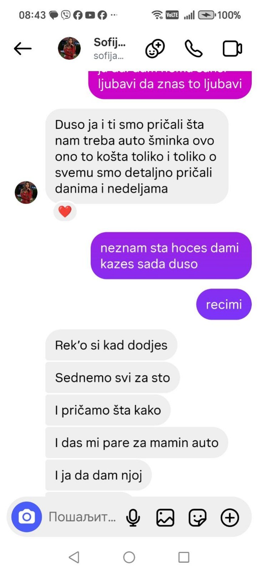 Ovako je Sofija pelješila Daneta (70) za pare: "Treba mi auto audi A 5"