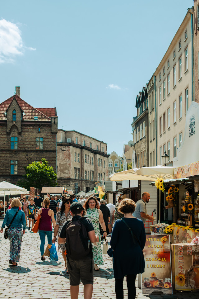 Jarmark św. Dominika to ponad 650 stoisk zlokalizowanych na ulicach Gdańska. 