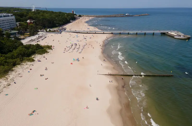 Plaża w Kołobrzegu