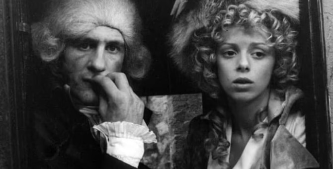 Emanuel i Žerar na snimanju filma "Danton" 