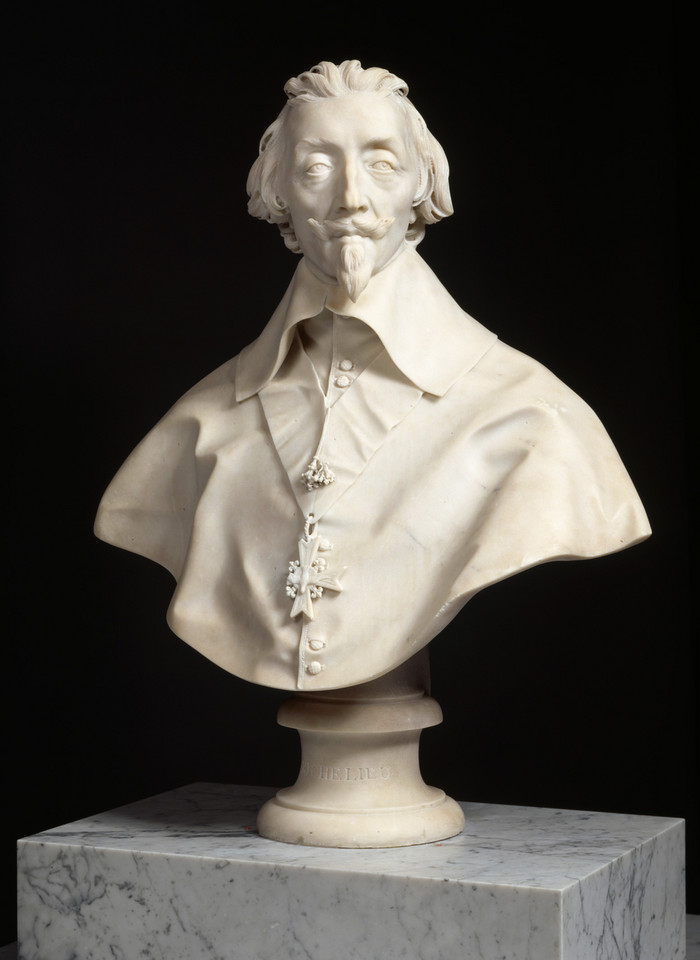 Gian Lorenzo Bernini, "Cardinal Armand-Jean du Plessis (1585–1642), Duc de Richelieu" (Rzym, 1640–41)