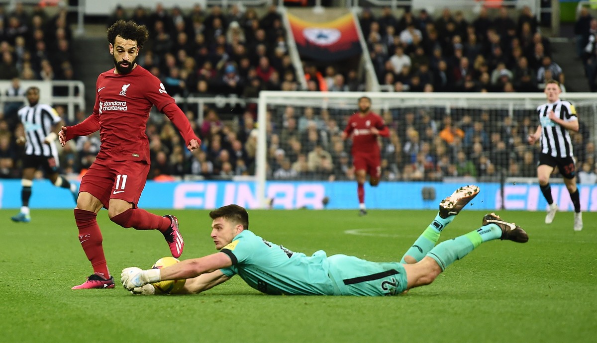 Nick Pope i Mohamed Salah