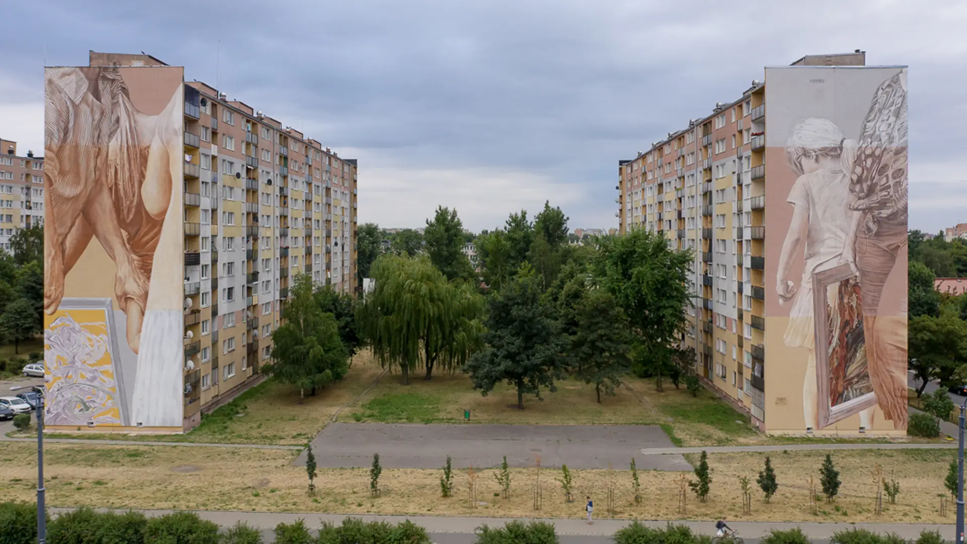 Gigantyczne murale inspirowane pamiątkami mieszkańców. Niezwykły projekt powstał w Łodzi