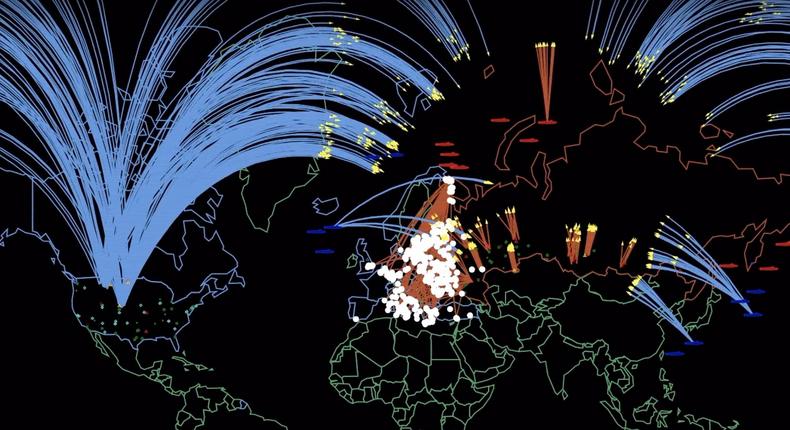 plan a tactica nuclear war escalation scenario animated map princeton sit