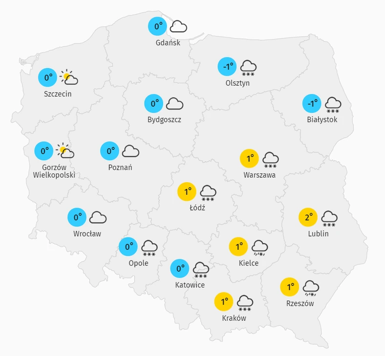 Pogoda Na Czwartek Prognoza 10 12 2020 Wiadomosci