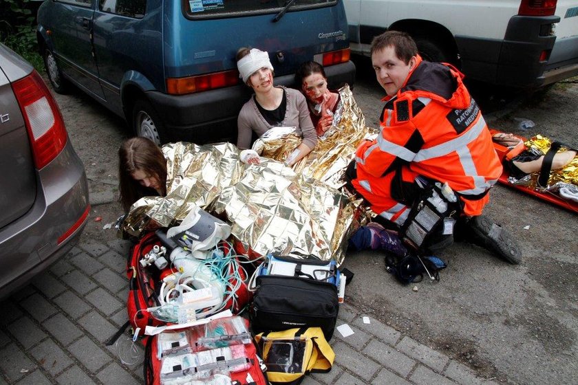 Wybuch brudnej bomby w Opolu. Ćwiczenia służb