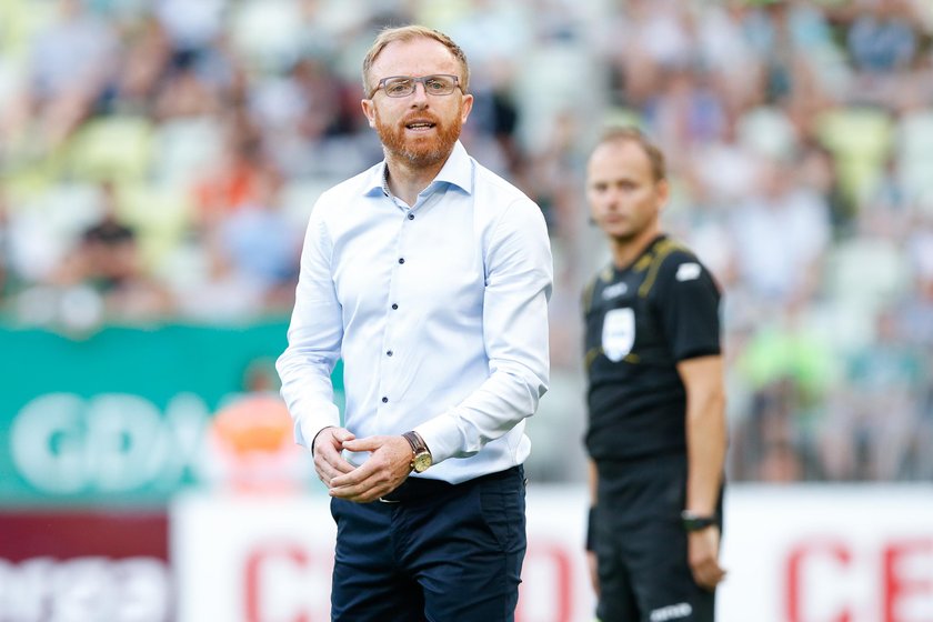 Pilka nozna. Ekstraklasa. Lechia Gdansk. Trening. 16.07.2018