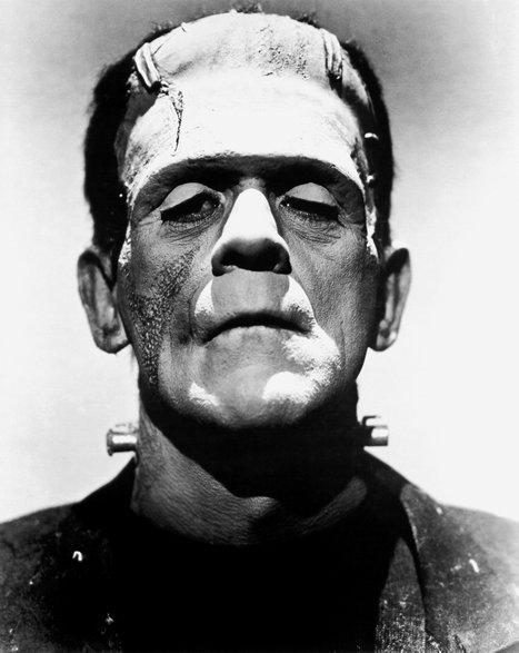 Boris Karloff jako stwór Frankensteina w ekranizacji z 1931 r