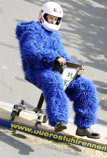 GERMANY - LEISURE - CHAIR - RACE - OFFBEAT