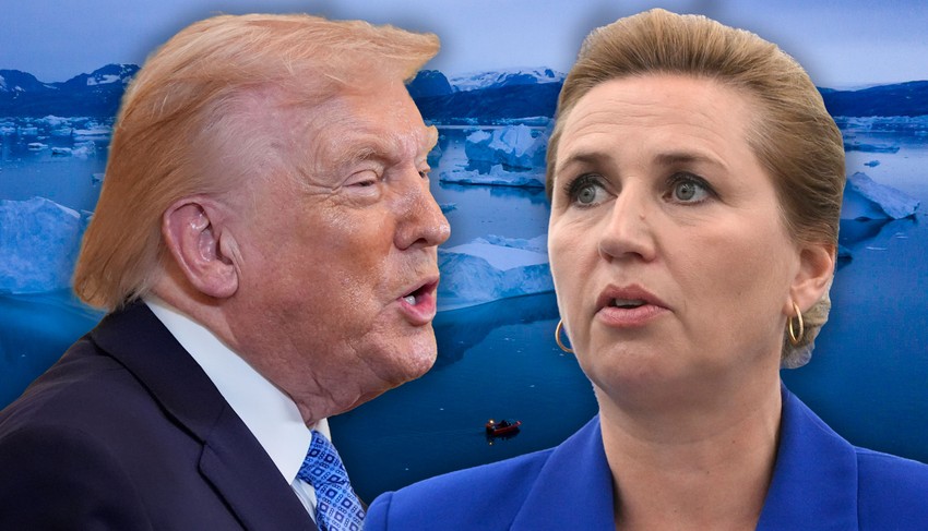 Donald Tramp Mete Frederiksen Grenland