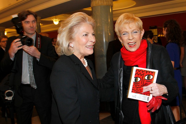 Elżbieta Penderecka i Janina Paradowska na inauguracji 16 Wielkanocnego Festiwalu Ludwika Beethovena