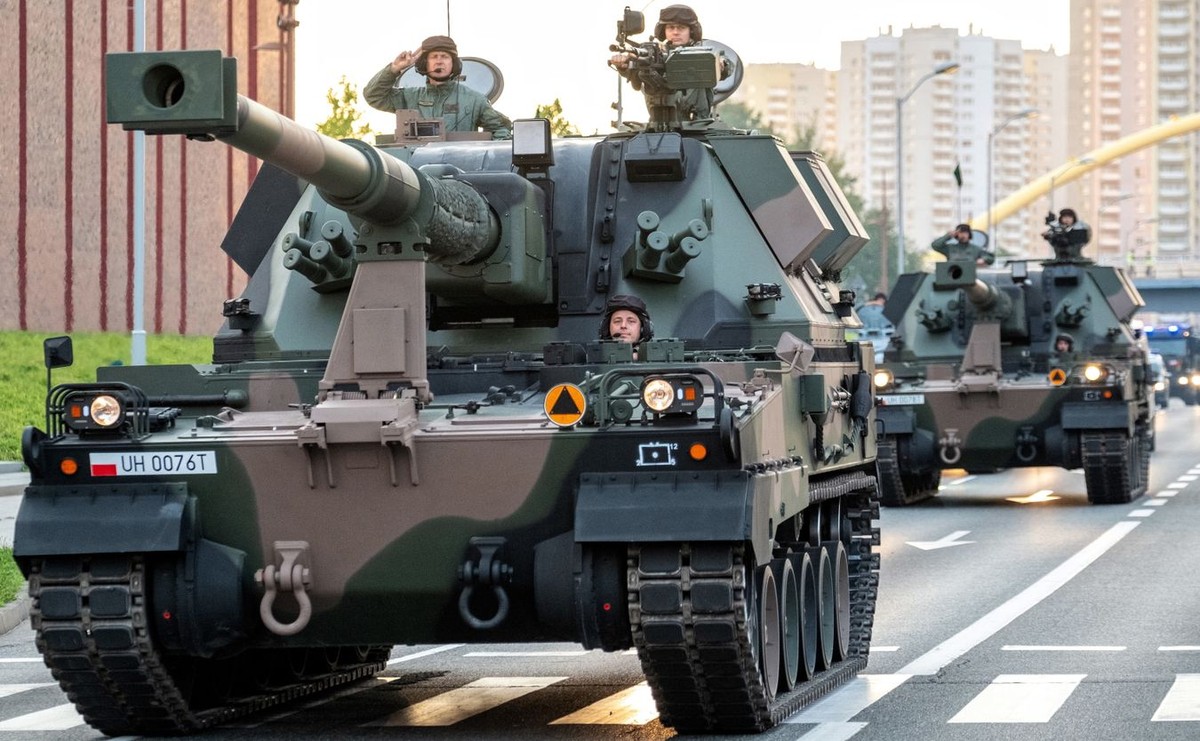 Próba defilady Wierni Polsce w Katowicach