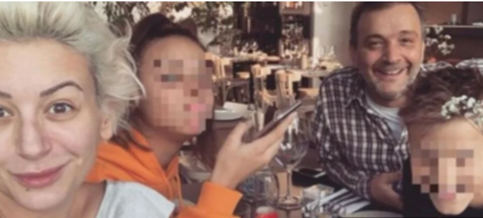 Dušica sa bivšim mužem i decom