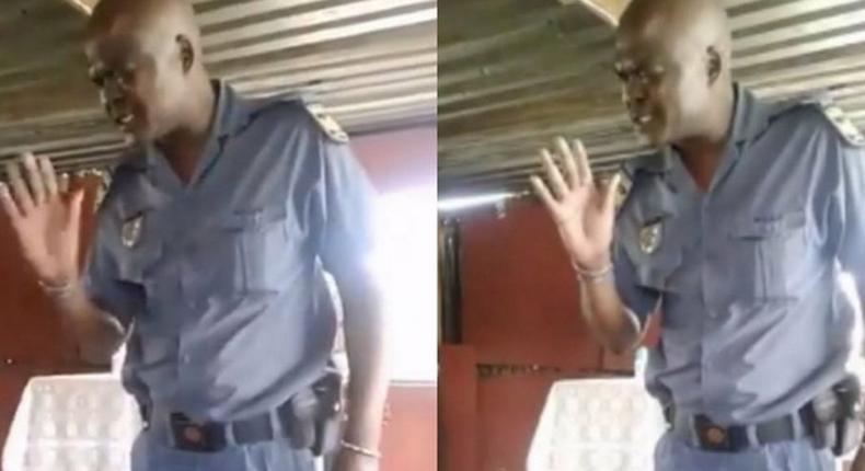 Police officer prays to seek God's permission to arrest pastor over lockdown violation (video)