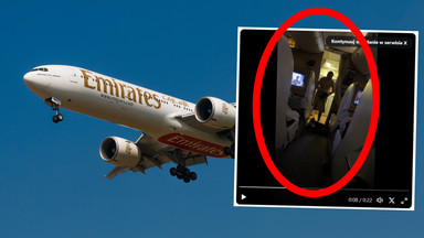 Awantura na pokładzie: pijany pasażer Emirates obezwładniony