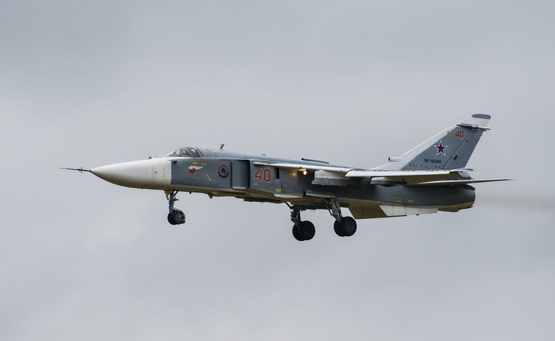 Rosyjski Su-24 strącony przez Ukrainę