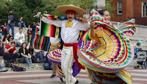 Cinco de Mayo festival organised by Columbia University's Chicano Caucus [Image Credit: Angela Radulescu]
