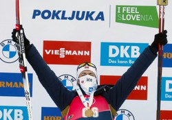 MŚ w biathlonie: Norweg Laegreid wygrał bieg na 20 km