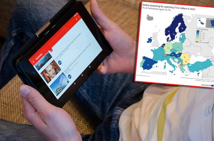 Kto jest w Europie uzależniony od Netfliksa i YouTube? Raczej nie Polacy