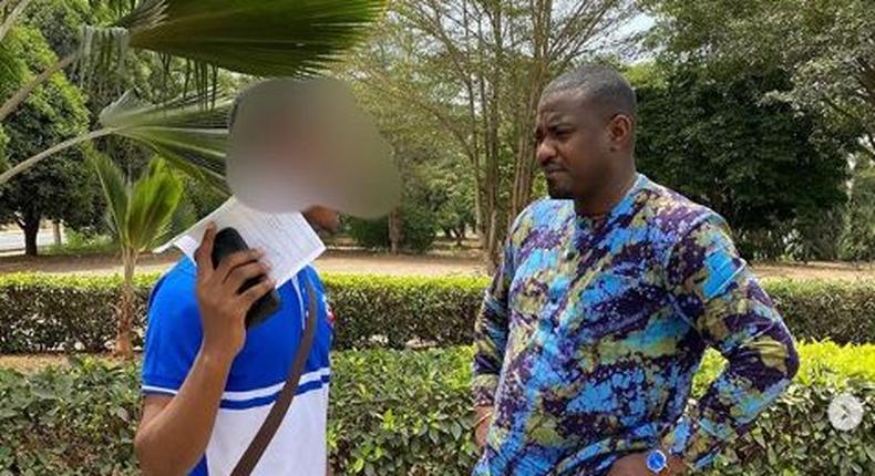 John Dumelo pays fees for Legon students