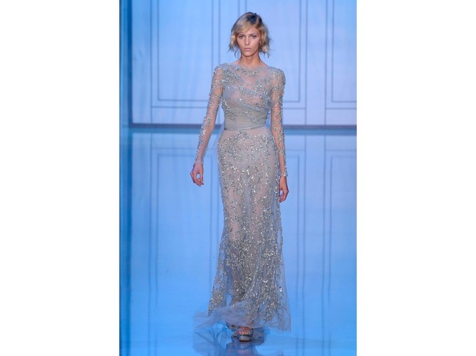 Paris Fashion Week - suknie Ellie Saaba z kolekcji Haute couture.