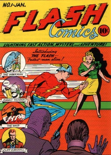 <b>Flash Comics #1 – $289,000 </b><br>Pierwszy numer komiksowej antologii, w której w 1940 roku zadebiutowali Flash i Hawkman.