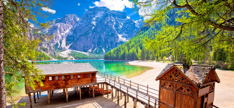 Lago di Braies - jedno z najpiękniejszych jezior we Włoszech