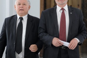 Jaroslaw Kaczynski i Antoni Macierewicz