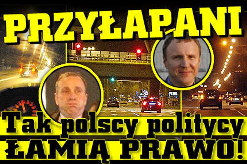 PRZYŁAPANI Tak polscy politycy łamią prawo! 