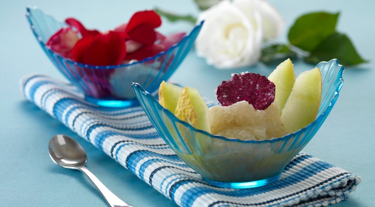 Rózsás sárgadinnyesorbet recept / Fotó: Ringier