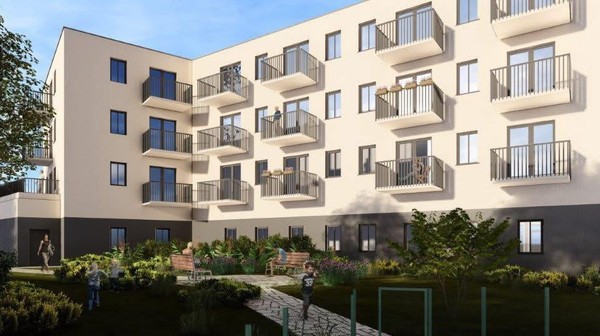 W ramach projektu powstanie 26 mieszkań w nowym budynku przy ul. Dolnobrzeskiej 34, a ponadto cztery mieszkania w istniejącym i odnowionym przez TBS budynku zabytkowym.