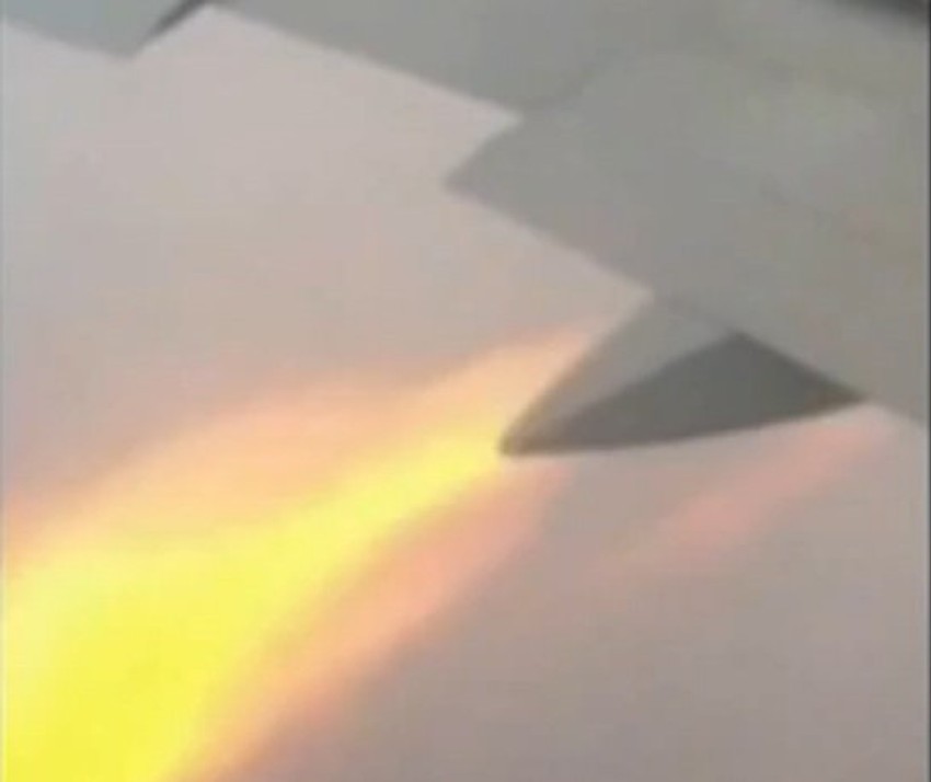 Fotografija u trenutku kvara na Boingu 767