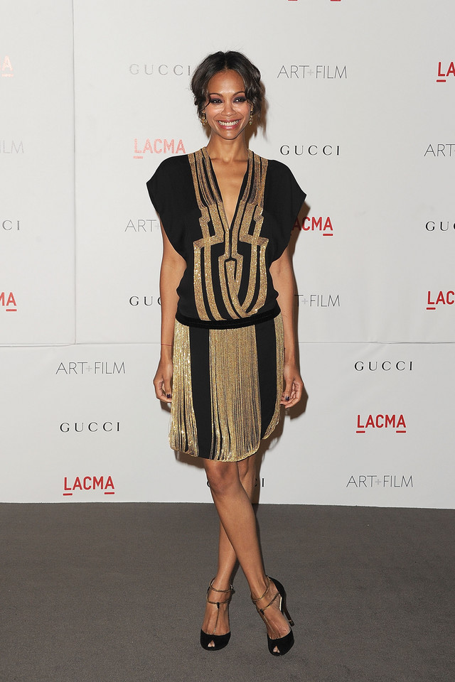 Zoe Saldana na gali LACMA's Art + Film