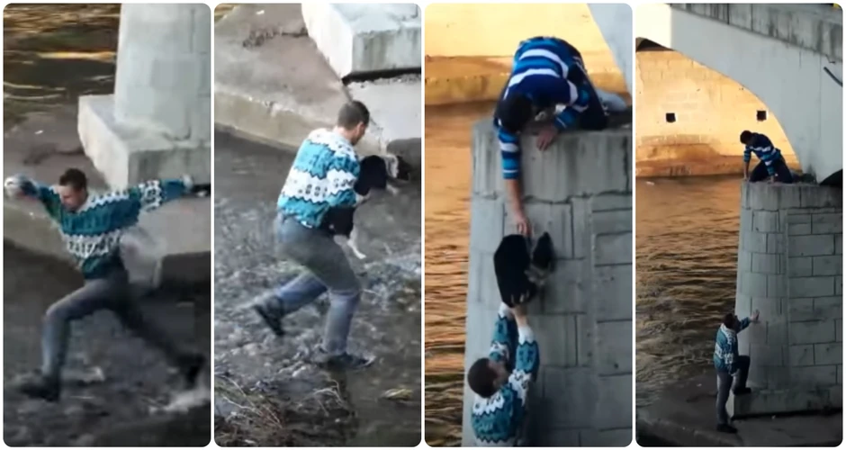 Javnosti je postao poznat kada je rizikovao svoj život da bi spasio psa koji se nalazio u vodi