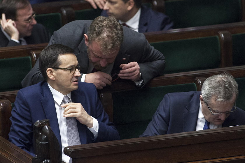 Mateusz Morawiecki i Łukasz Szumowski