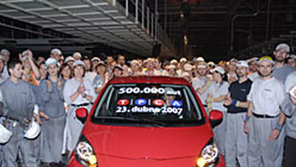 Czeski zakład TPCA wyprodukował 500-tysięczny samochód