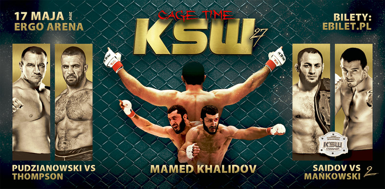 Plakat KSW27 - Cage Time