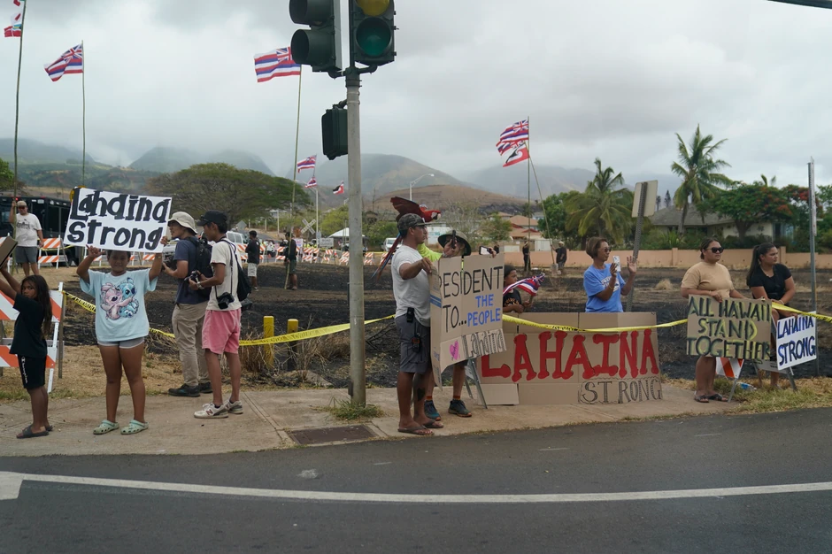 Poseta Džoa Bajdena Lahajni na ostrvu Maui, Havaji, nakon katastrofalnih požara