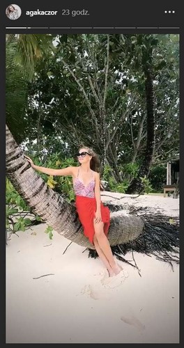 miodowy miesiąc Agnieszki Kaczorowskiej