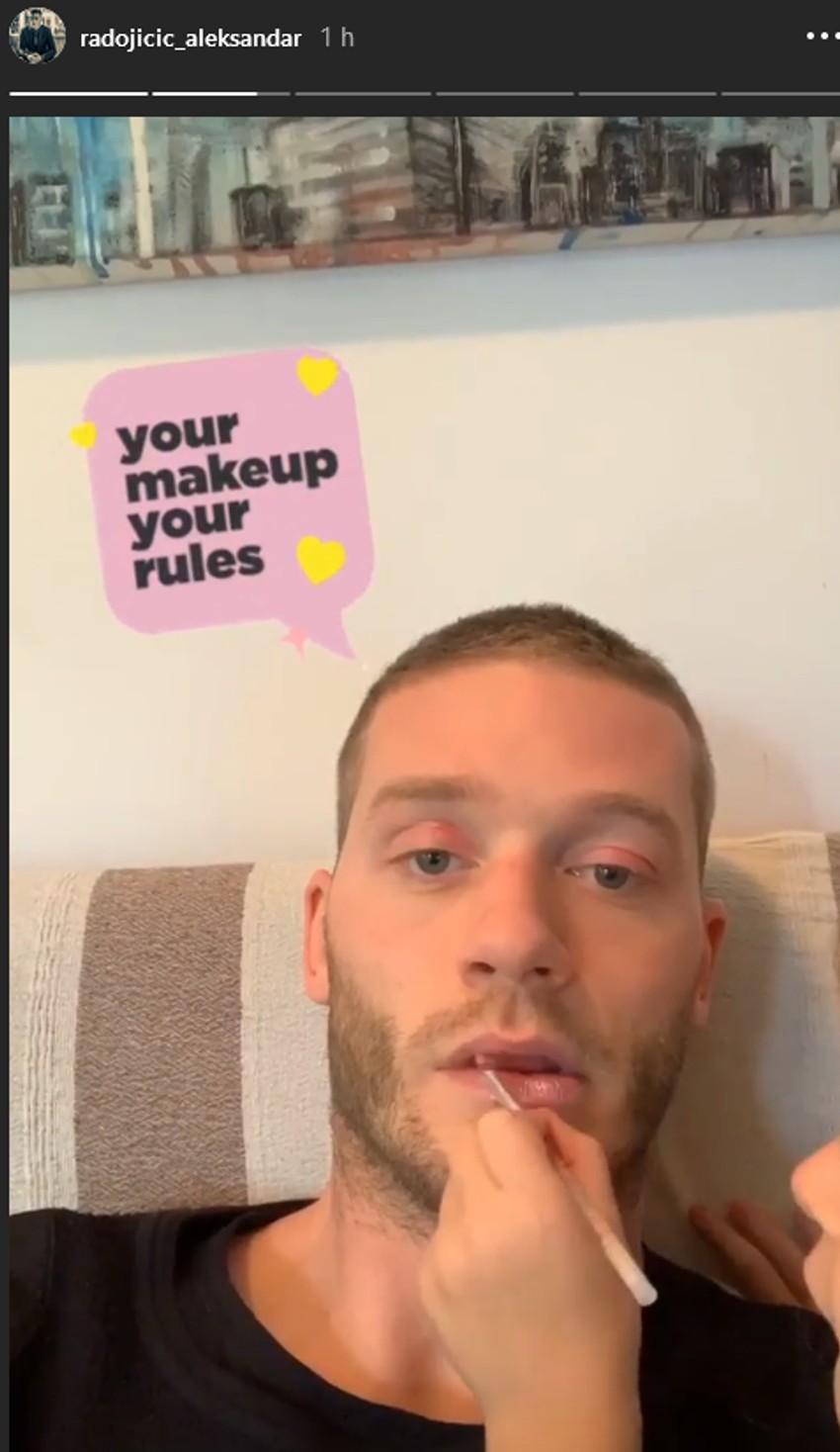 Aleksandar Radojičić sa ćerkom