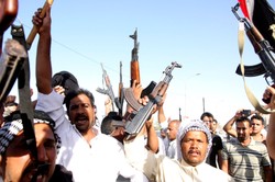 Irackie siły rządowe walczą z rebeliantami