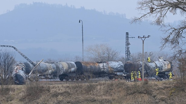 Katastrofa kolejowa w Czechach. Trujący benzen trafia do wód gruntowych
