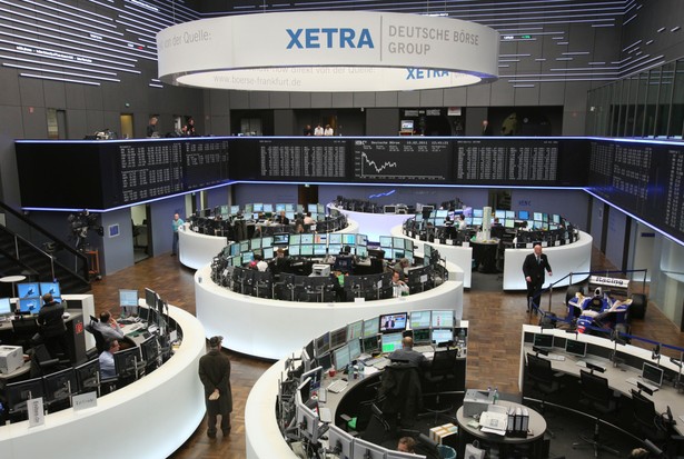 Giełda Papierów Wartościowych, Deutsche Boerse, Frankfurt Stock Exchange, Frankfurt, Niemcy